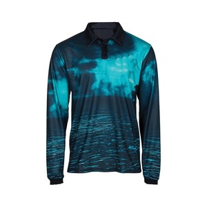 เสื้อตกปลาแขนยาวผู้ชาย ผ้าโพลีเอสเตอร์กันแดด พิมพ์โลโก้ได้ ขายส่งราคาพิเศษ - Product Image 1