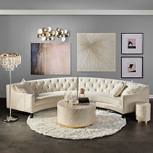 Mesas de centro redondas con incrustaciones, muebles modernos de alta calidad para madera sólida de sala de estar, con perlas de Madre de Vietnam - Product Image 3