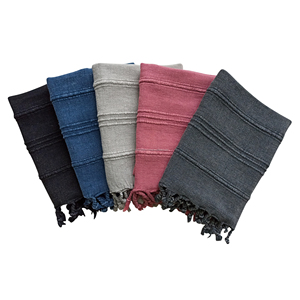 Stonewash Fouta Peshtemal Hand <b>Towels</b> 45x90cm 17x35" Handmade in Turkey Fair-trade Kitchen Home <b>Guest</b> <b>Towel</b> - Product Image 1