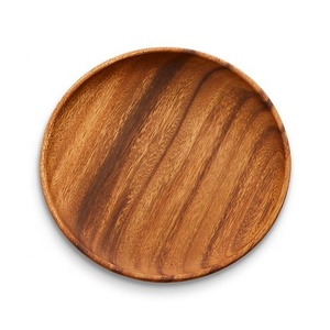 Tondo-Placa de carga redonda de madera, hierro de Metal y madera roja y plateada, hecho en la India, alta calidad, personalizada, compradores comerciales, hechos en la India - Product Image 3