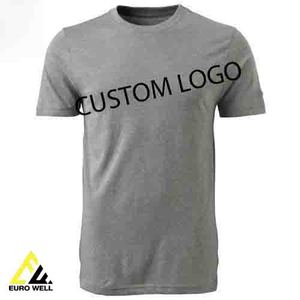 T-shirt à col rond en coton épais pour hommes 210 GSM Jersey simple respirant conception unie Sublimation grande taille taille de haute qualité - Product Image 5