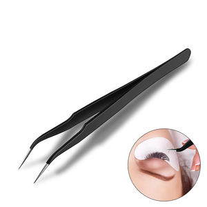 Pincettes de cils en acier inoxydable, instrument de manucure professionnel, de meilleure qualité, pour Extension de cils, 1 pièce - Product Image 5