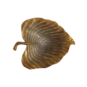 Plateau de service pour salade, en forme de feuille, style Antique, au design, pour Fruits secs, avec poignées, décoration, pour la maison, l'hôtel et le Restaurant - Product Image 2