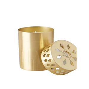 Copper Wax Storage <b>Candle</b> Container Box in Gold Color Perfect for <b>Household</b> Christmas and Stylish Home Decoration - Product Image 4