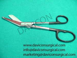 คีมผ่าตัดสแตนเลสแบบแมนนวล8ชิ้นสำหรับการทำศัลยกรรมพลาสติกกรรไกรตัดผ้าพันแผลขนาดใหญ่1ชิ้น - Product Image 2