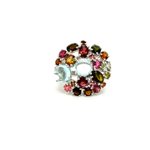 Anillo de Plata de Ley 925 con gema Tormoline, joyería hecha a mano - Product Image 2
