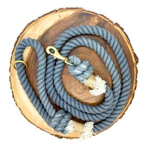 Correa de Cuerda de Algodón para Perro Hecha a Mano con Diseño Elegante - Product Image 1