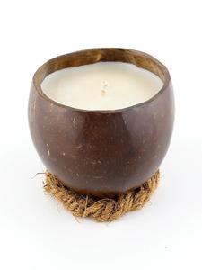 Hot Trend Eco Life Green <b>Coconut</b> Shell <b>Candle</b> Holder for Home Decoration - Product Image 2