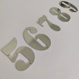 Stencil in Metallo Personalizzati, Lettere dell'Alfabeto, Citazioni, Adesivi a Specchio per Pareti, Decorazione Casa Personalizzata - Product Image 6