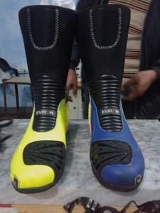 Bottes de moto en cuir pour hommes, 11 Pro, bottes de motard de course, chaussures de moto unisexes - Product Image 4