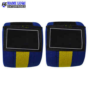 Elastic Knee <b>Wrap</b> with Cotton Blend - Ideal for Weightlifting, Powerlifting, and <b>Gym</b> Fitness - Product Image 3