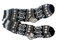 Baskets tendance en laine tricotées à la main Chaussettes confortables et élégantes