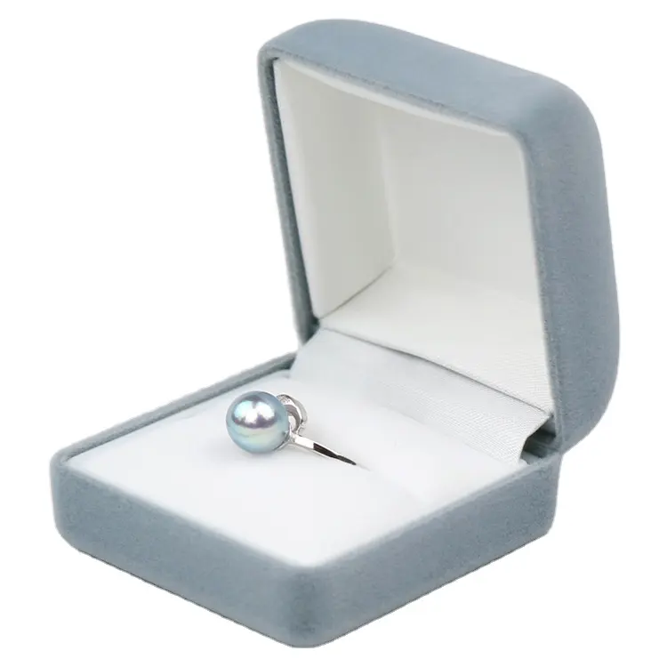 Sterling silver wedding big jewelry pearl rings made in Japan