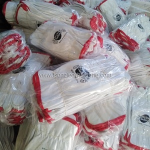 Isonz-Guantes de cuero de vaca para Conductor, protección de mano sin forro, protección de seguridad, durabilidad, anticorte - Product Image 4