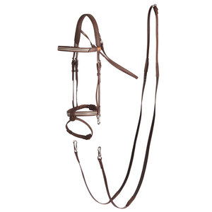 Venta caliente 100% cuero genuino occidental caballo ecuestre brida Halter con acolchado suave cómodo y duradero - Product Image 1