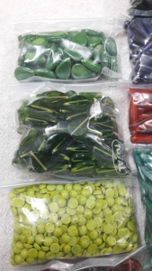 Cristal de Murano en forma de corazón azul cielo y cuentas de cristal, cuentas sueltas hechas a mano para hacer joyas DIY, collar, pulsera y artesanía - Product Image 3