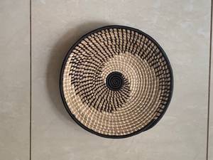 Whism — panier mural en paille tissé, style boho, décoration pour foyer/maison, jonc de mer fait à la main - Product Image 5