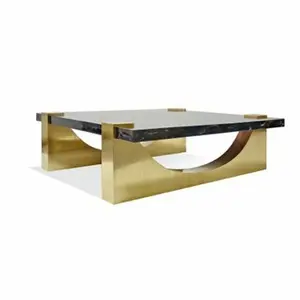 Tavolino da caffè decorativo fatto a mano in stile di lusso in metallo tavolo centrale di qualità sostenibile oggetto di mobili fatti in casa