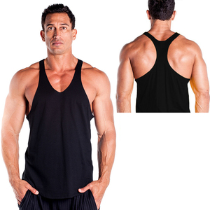 Camisetas sin mangas OEM para hombre, ropa deportiva para gimnasio, culturismo, Fitness, moda personalizada, algodón, LICRA - Product Image 4
