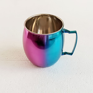 Hot Sell Black Nickle Moscow Mule Mug Cocktail Hammer Copper Plated Cup - Product Image 2