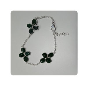 925 Sterling Silver 20mm <b>Freshwater</b> <b>Pearl</b> Gemstone <b>Bracelet</b> Womens Jewelry Findings - Product Image 1