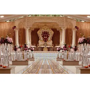 Magnifique mariage Bollywood Mandap romain Mandap délicieux fibre Mandap pour mariage Australie Unique mariage Mandap décor Malaisie Royaume-Uni - Product Image 1