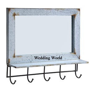 Proveedor de espejo de pared de Metal de primera calidad hecho a mano espejo de diseño clásico elegante al por mayor espejo de pared de lujo - Product Image 3