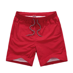 Pantalones Cortos de Color Sólido con Logotipo Personalizado OEM para Hombre y Pantalones Cortos Deportivos de Secado Rápido de Felpa Francesa 100% Algodón Teñido Liso - Product Image 2