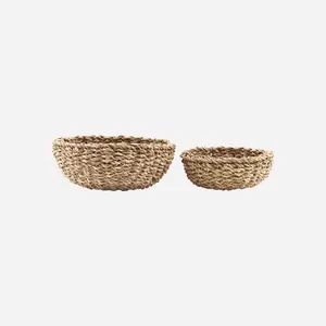 Wholesale Supplier For Kitchen Bread Vegetable Storage Seagrass Basket Set Made in Vietnam