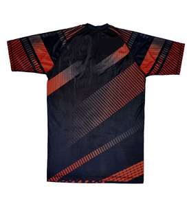 Chemises de gymnastique de compression unisexes avec logo personnalisé UV BJJ MMA à manches longues polyester/nylon Rash Guard OEM pour adultes surf - Product Image 2
