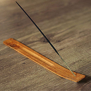 Customizable Natural Wooden <b>Incense</b> <b>Burner</b> & <b>Holder</b> From India Featuring Fragrances of Strawberry & Pine - Product Image 5