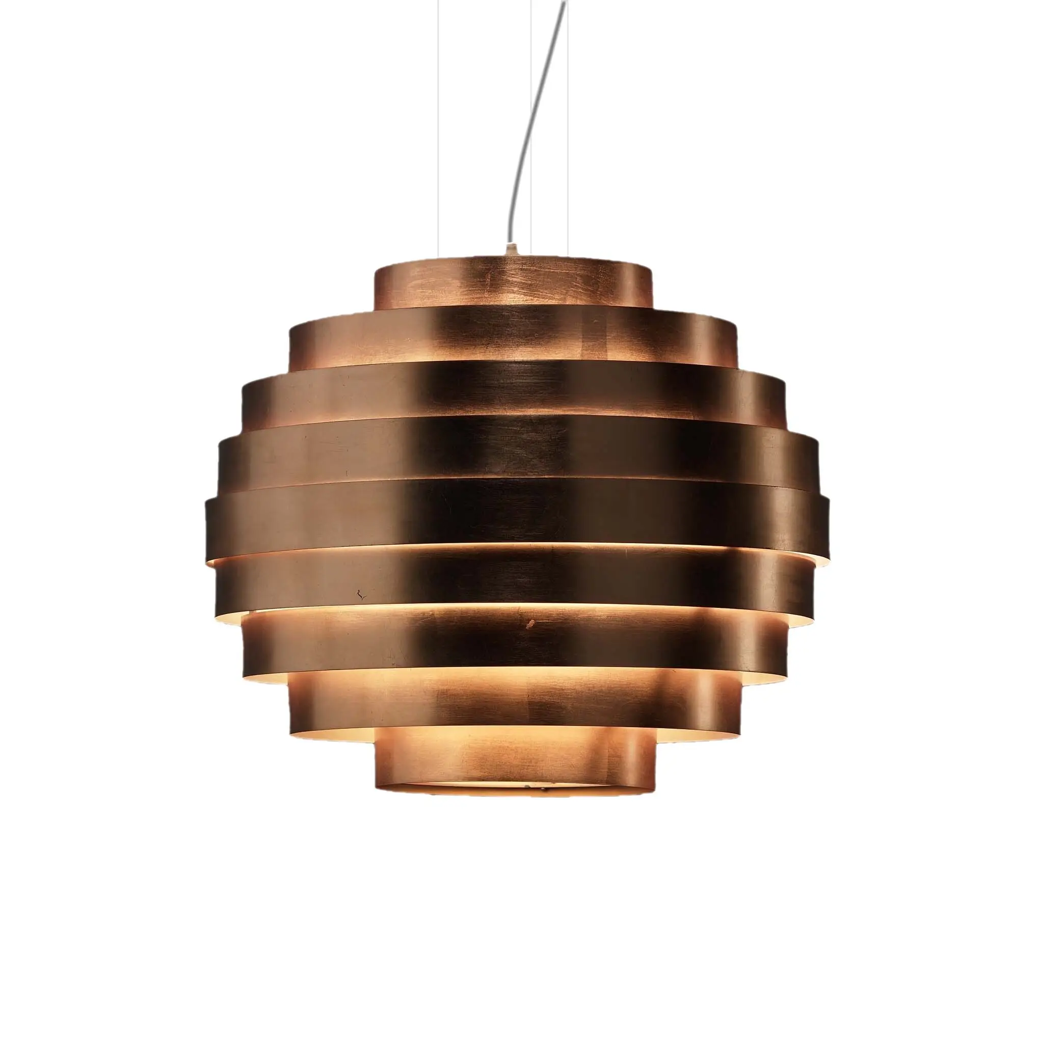 Made in Italy furniture product golden copper silver leaves Nordic and oriental indoor luxury style lamp