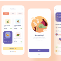 Solución de Software Innovadora y la Mejor Aplicación de Tienda de Comestibles para Android con Diseño Móvil para Entrega de Comestibles