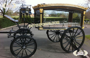 Carruaje Presidencial de Madera Antiguo, Carruaje de Caballos, Carroza Real Alemana de Caballos Negros - Product Image 4