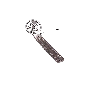 เตาเผากำยานรูปดาวทรงกลมทำมือจากอะลูมิเนียม Kalavastu พร้อมที่รองรับเถ้าธูป สำหรับอโรมาเธอราพี ใช้ได้ทุกฤดู - Product Image 6