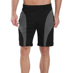 Pantalones cortos de poliéster con cintura elástica para hombre, para gimnasio, trotar, 5 pulgadas, Surf, playa, Verano - Product Image 1