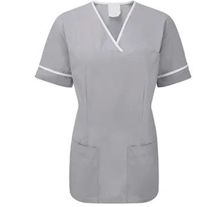유행 의료 스크럽 세트 유니폼 세트 간호사 병원 유니폼 다른 디자인과 색상 저렴한 가격으로