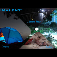 Lampe de poche monster imitation marbre, grand format, EDC, pour éclairage extérieur, tente, recherche et sauvetage