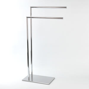 Porte-serviettes de bain à 2 rails, Double support à 7 formes, à la mode - Product Image 3