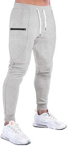 กางเกงวอร์มผู้ชายแบบสั่งทำมีซิปกระเป๋าข้าง - Product Image 2