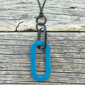 จี้เขาวัวเป็นมิตรกับสิ่งแวดล้อมเครื่องประดับแฟชั่นที่มีเสน่ห์สต็อกพร้อมผลิตภัณฑ์เคลือบเงาเป็นมิตรกับสิ่งแวดล้อม - Product Image 4