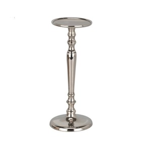 Bougeoir fini antique en aluminium enduit noir fait à la main pour décorer l'intérieur de la maison salon fête de mariage table - Product Image 6