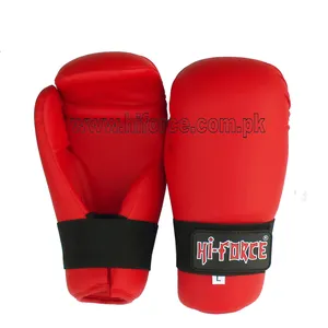 Полуконтактные боксерские перчатки, перчатки ITF для тхэквондо, открытые перчатки