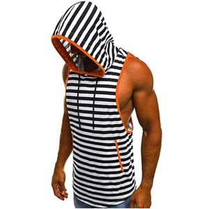 Manufacturer Custom Logo Gym Fitness mens stringer tank top gym men tank top - Product Image 5