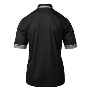 Camiseta deportiva de secado rápido para hombre y mujer, polo playeras de poliéster con logo personalizado, color blanco - Product Image 1