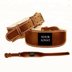 Super Quality Leather <b>Weight</b> Lifting <b>Belt</b> with Buckle Custom Logo Gym Training Back Support Hot Sale - Product Image 6