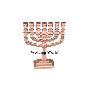 Grossiste et fournisseur de menorah en métal Bougeoir de qualité supérieure Taille personnalisée Designer Nouveau bougeoir - Product Image 3