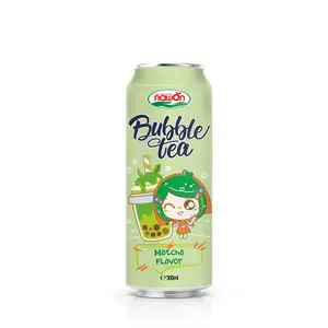 500ml NAWON Bubble Tea Matcha Instant Bubble Milk Tea OEM ODM Wholesale Price Beverage Manufacturer in Vietnam