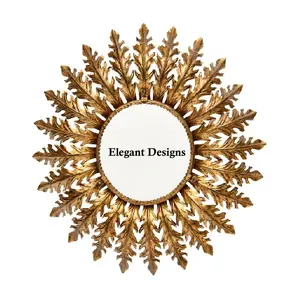 Wholesaler & Supplier Of Metal Wall Mirror Elegant Designer Handmade Mirror American Stylish Newly Fashionable Wall Mirror