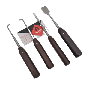 Manija de fibra para elevador, conjunto de 2 piezas de mango de fibra, izquierda y derecha, de acero inoxidable, de 2 formas, modelo Warwick James, CE - Product Image 1